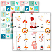 Игровой развивающий коврик Слоники-Мишки Pituso YYM503-1 1
